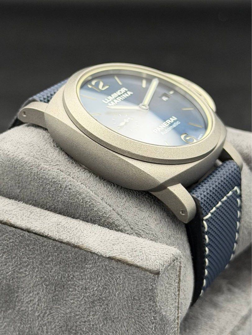 Panerai PAM01117 Luminor Marina 44mm Titanium Blue 70 Years Warranty Limited Edition 2020 FULL SET Like New PAM1117