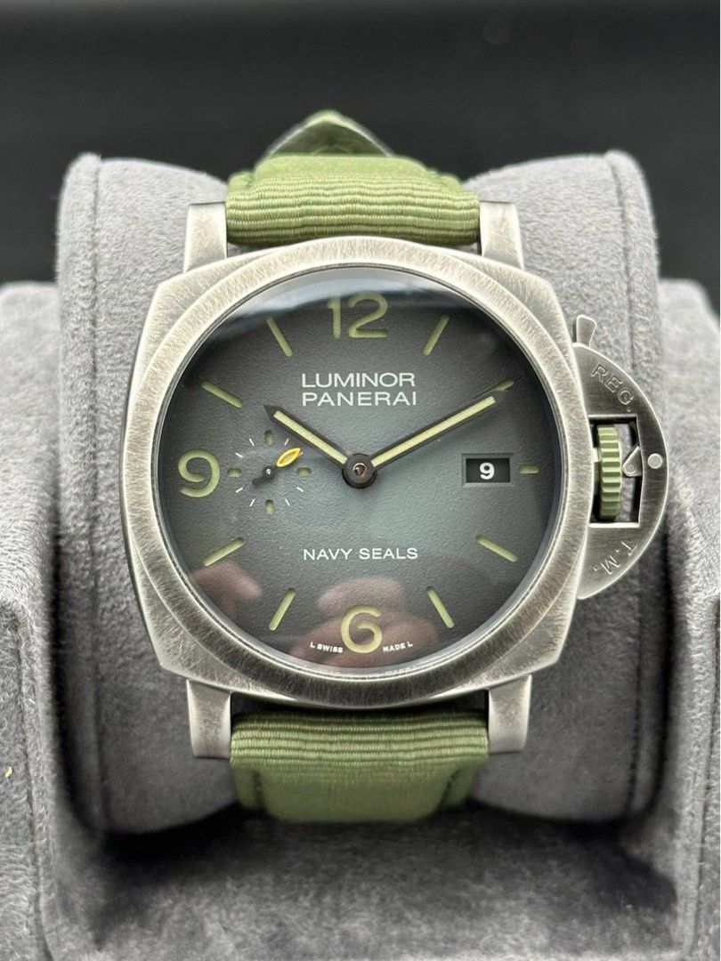 Panerai PAM01412 Luminor 1950 44mm Marina Navy SEALs Limited Edition 2023 FULL SET Unworn Pam 1412