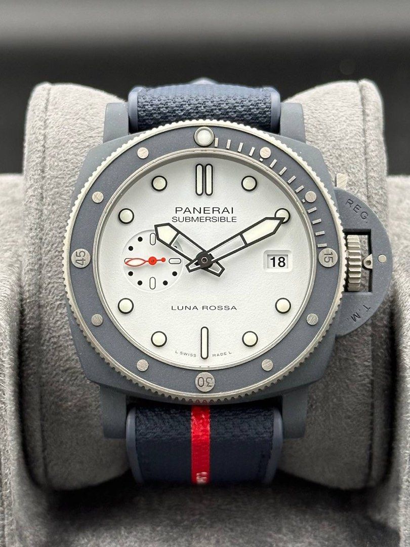 Panerai PAM01543 Submersible QuarantaQuattro Luna Rossa Ti-Ceramitech 2024 FULL SET Unworn Pam 1543