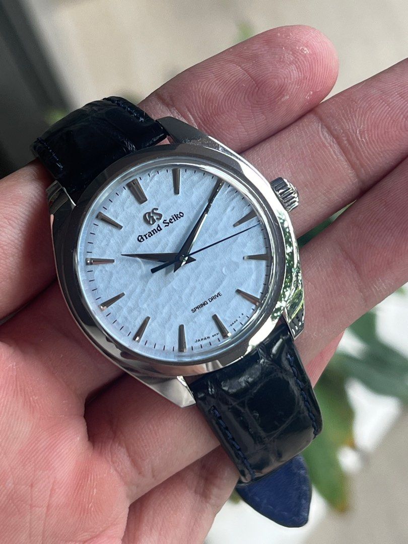 2023 SBGY007 Grand Seiko Spring Drive Elegance Omiwatari Blue