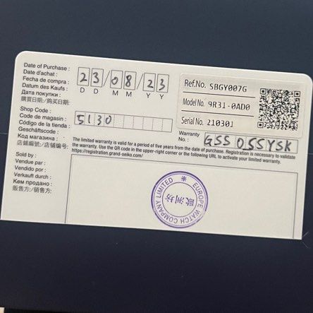 2023 SBGY007 Grand Seiko Spring Drive Elegance Omiwatari Blue