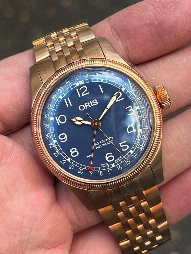BNIB JUL 2024 Oris Big Crown Pointer Date Bronze Dial
