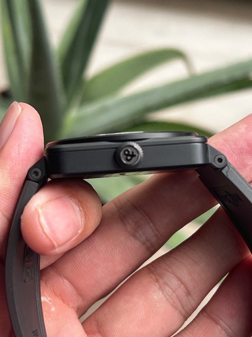 BR03-92 Radar Bell and Ross Black ceramic Pilot radar