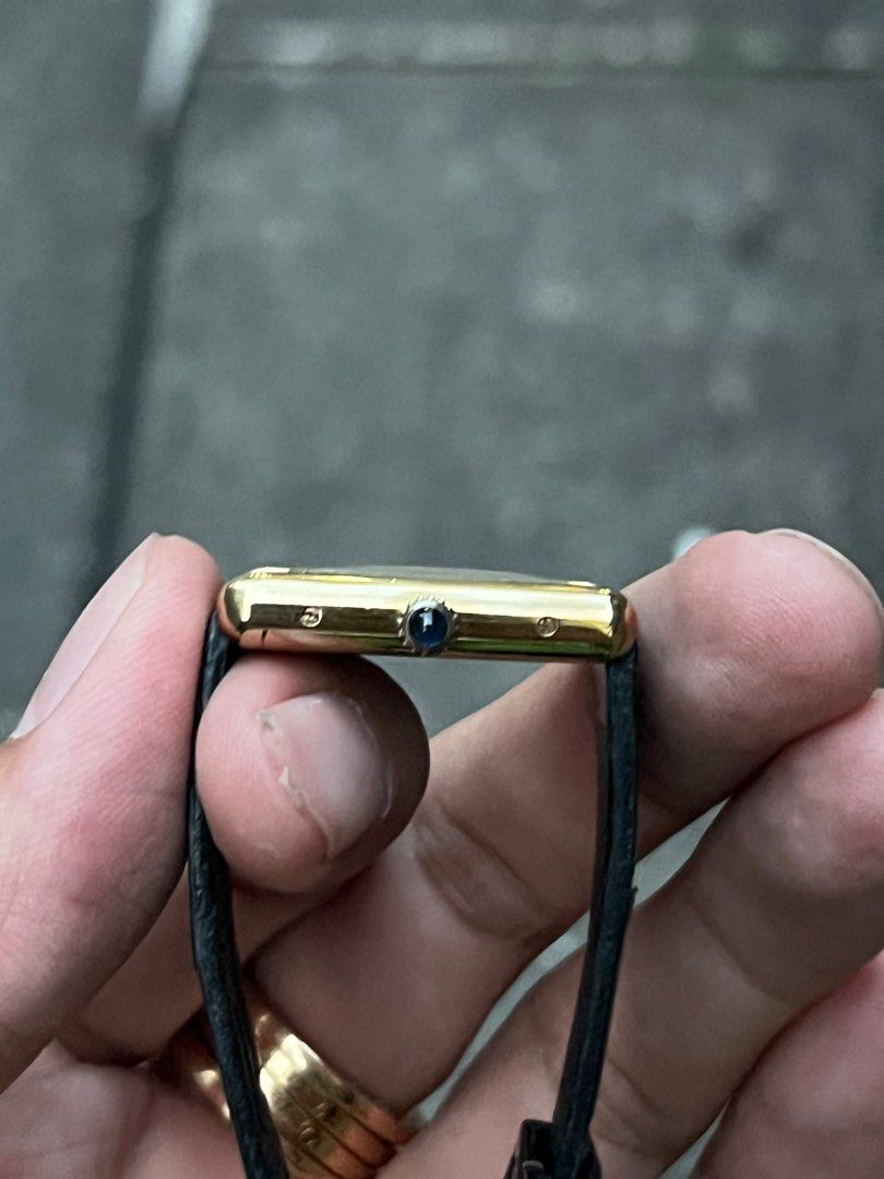 Cartier must de Cartier ivory dial