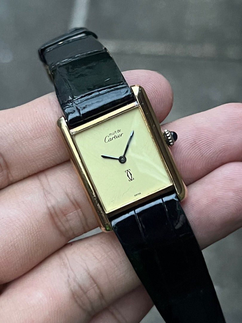 Cartier must de Cartier ivory dial