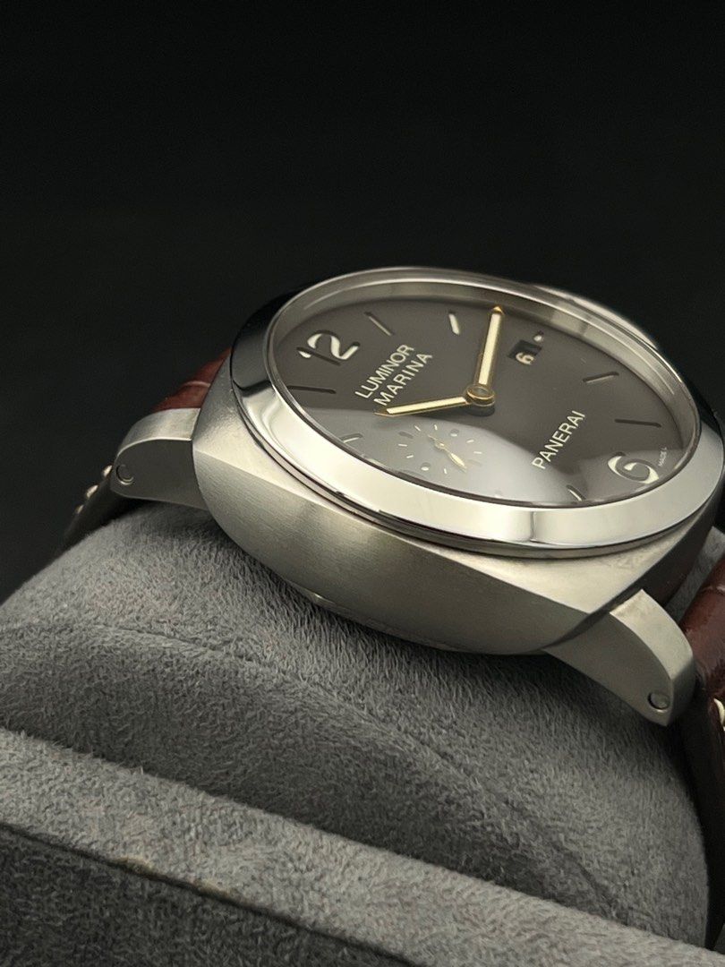 PAM00351 Panerai Luminor 1950 Titanium Tobacco dial automatic