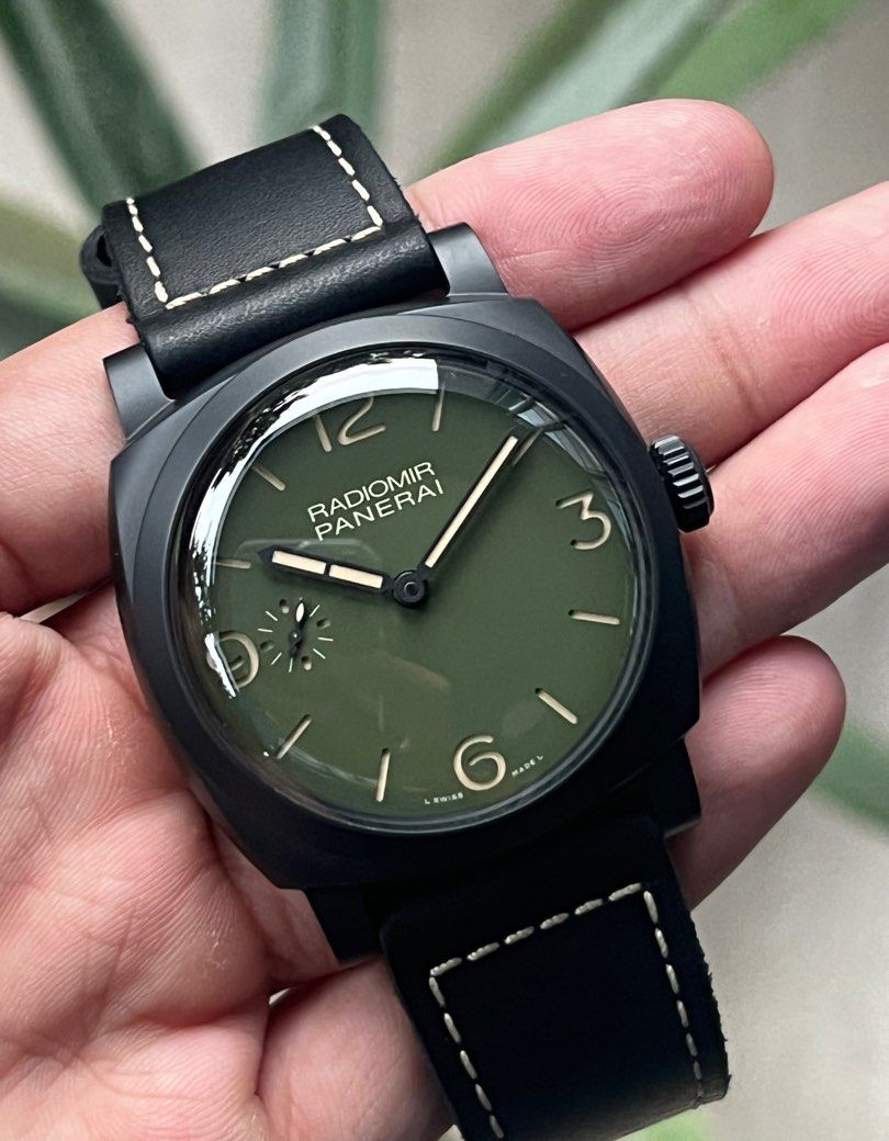 PAM00997 Military Green Panerai Radiomir 1950 Ceramic Green