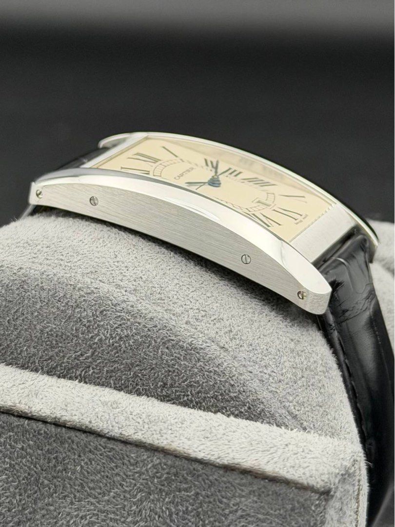 Cartier Tank Americaine Large ref. 1741 18k White Gold FULL SET MINT CONDITION W2603256