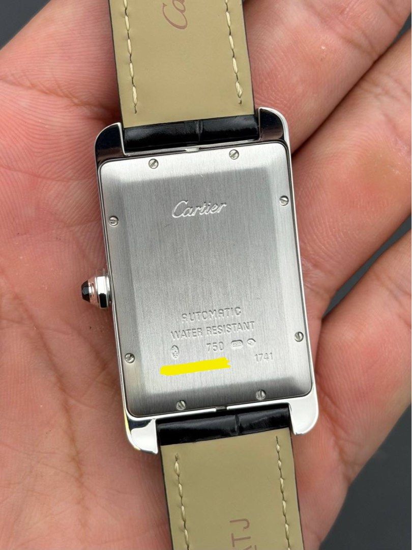 Cartier Tank Americaine Large ref. 1741 18k White Gold FULL SET MINT CONDITION W2603256