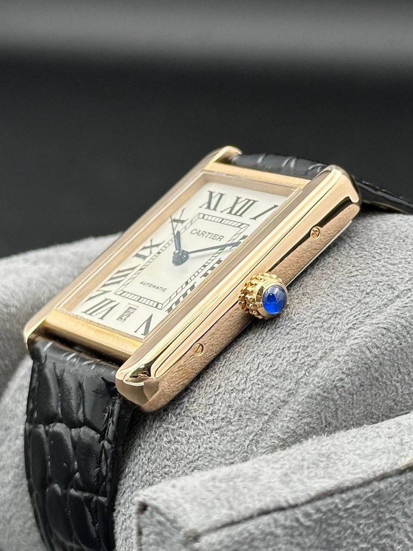 Cartier Tank Solo XL 18k Rose Gold Automatic Ref. W5200026 FULL SET Like New 3514