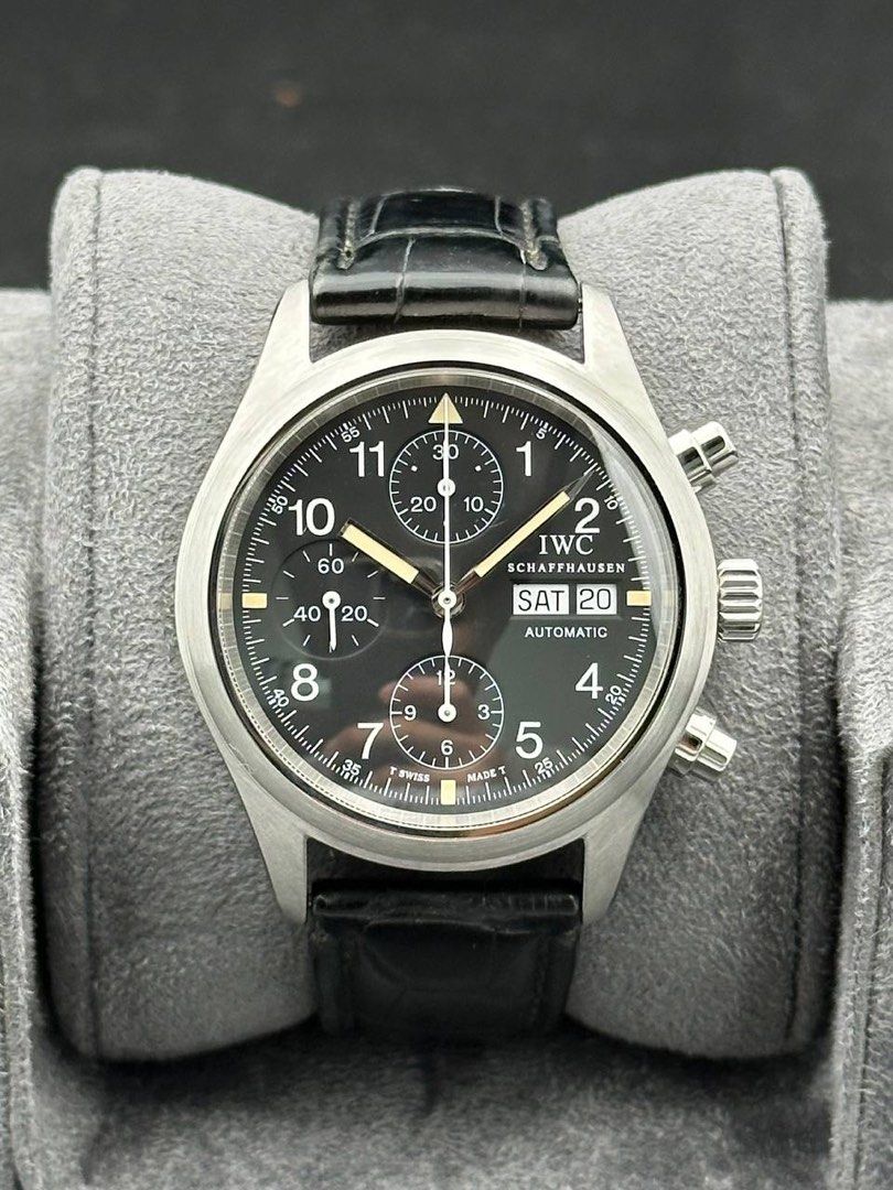 IWC Pilot Flieger Chronograph 3706 Excellent Condition Chrono IW3706 SERVICED / OVERHAULED