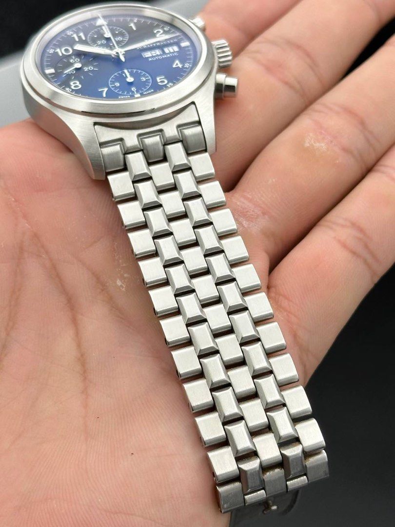 IWC Pilot Flieger Chronograph 3706 Excellent Condition Chrono Bracelet IW3706