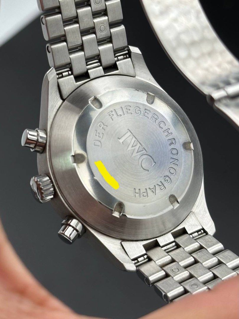 IWC Pilot Flieger Chronograph 3706 Excellent Condition Chrono Bracelet IW3706