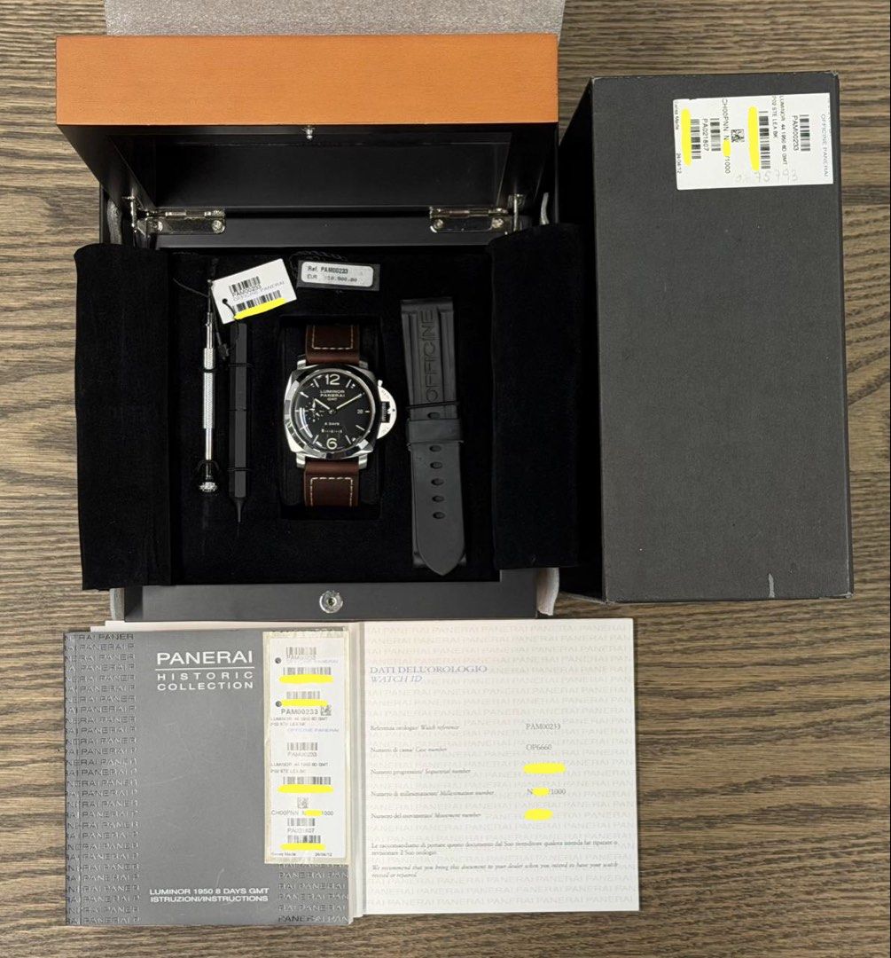 Panerai Luminor 1950 8 Days GMT PAM00233 (2012)