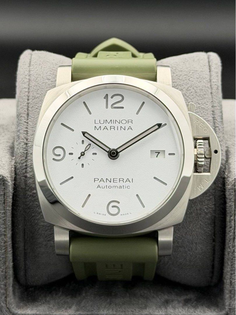 Panerai PAM01314 Luminor Marina 1950 44mm Automatic White Dial 2021 FULL SET Like New PAM1314